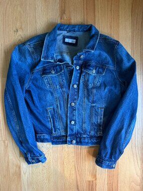 Loft Slightly Cropped Jean Jacket